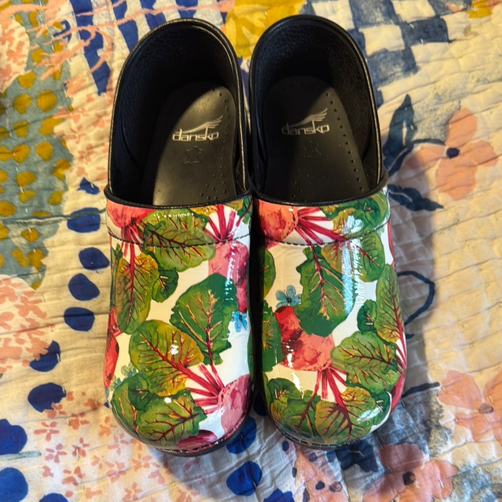 Dansko Colorful Clogs NWOT